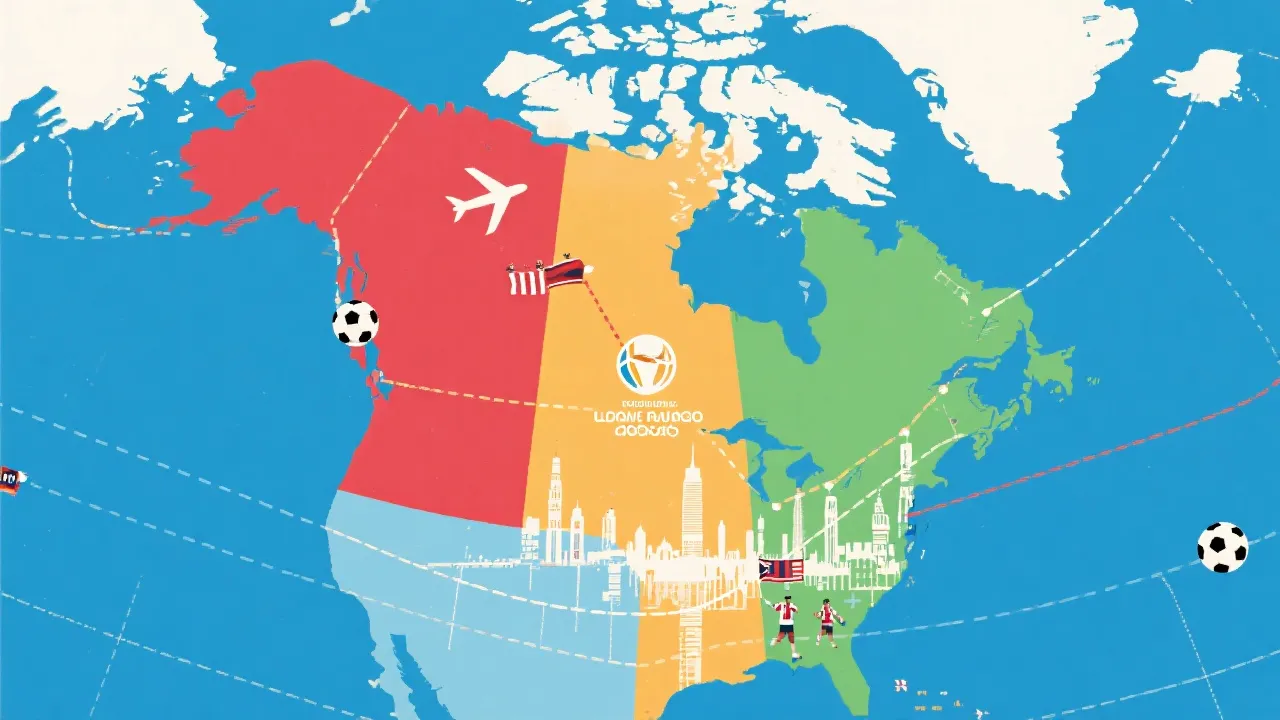 2026世界杯决赛美加墨分组与赛程路线图：三地主办城市如何决定你“通往决赛”的看球旅行